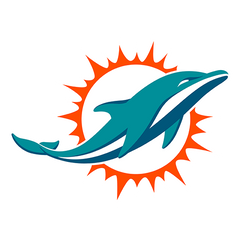 Miami Dolphins NFL dog jerseys and pet fan gear – official team logo