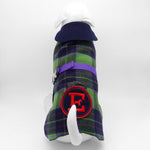 Personalized Bespoke Dog Coat/Raincoat Tartan Mood