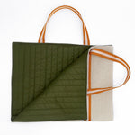 Personalized Natural Canvas Dog Travel Mat