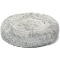 Load image into Gallery viewer, Mr. Peanut's 28" OrthoPlush® Pet Bed - Snowflake White Two Tone
