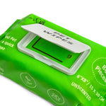 Mr. Peanut's Naturals Plant Based, Flushable, Compostable, Unscented Pet Wipes, 160 Count, Larger 8x6