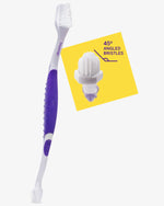 Professional Pet Toothbrush - Patented 45° Dual-Ended Brush Head petsmile