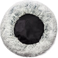 Load image into Gallery viewer, Mr. Peanut's 28" OrthoPlush® Pet Bed - Snowflake White Two Tone