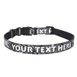 Personalized Bandana Black Dog Collar