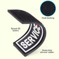 Load image into Gallery viewer, Dogline Service Dog 3D Rubber Patches