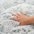Load image into Gallery viewer, Mr. Peanut's 28" OrthoPlush® Pet Bed - Snowflake White Two Tone