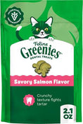 Load image into Gallery viewer, Greenies FELINE GREENIES Savory Salmon Flavored Dental Treats
