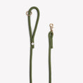 Load image into Gallery viewer, 'Green' - Braided Rope LeashÂ
