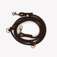 Load image into Gallery viewer, 'Brown' - Hands Free Braided Leash