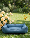 Load image into Gallery viewer, Pet Beds Premium Chester & Lee | Cotton Sleeper Dog Bed Denim