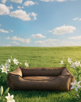 Load image into Gallery viewer, Pet Beds Premium Chester & Lee | Cotton Sleeper Dog Bed Brown