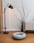 Load image into Gallery viewer, Pet Beds Premium Chester & Lee | Moonlight Gray Donut Dog Bed