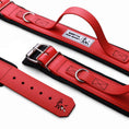 Load image into Gallery viewer, BESTIA DOG SPORT HANDLE COLLAR ALL RED