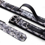 BESTIA DOG SPORT HANDLE COLLAR GREY CAMO