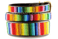 Load image into Gallery viewer, TKC Rainbow Belts Wide Width - Brass Buckle