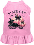 Load image into Gallery viewer, Pink and Black Cat Social Club Pet Dress