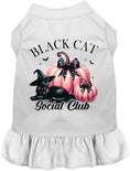 Load image into Gallery viewer, Pink and Black Cat Social Club Pet Dress