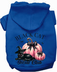 Load image into Gallery viewer, Pink and Black Cat Social Club Halloween Pet Hoodie