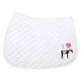 Load image into Gallery viewer, TuffRider I Heart Pony Girl Saddle Pad