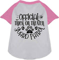 Load image into Gallery viewer, Trick or Treater Guard Patrol Pet Raglan Shirt