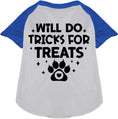 Load image into Gallery viewer, Will Do Tricks for Treats Pet Raglan Shirt
