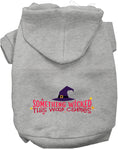 Load image into Gallery viewer, Something Wicked This Way Comes Halloween Pet Hoodie