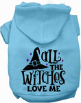 Load image into Gallery viewer, All the Witches Love Me! Pet Hoodie