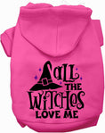Load image into Gallery viewer, All the Witches Love Me! Pet Hoodie