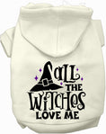 Load image into Gallery viewer, All the Witches Love Me! Pet Hoodie