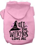 Load image into Gallery viewer, All the Witches Love Me! Pet Hoodie