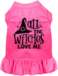 Load image into Gallery viewer, All the Witches Love Me Halloween Pet Dress