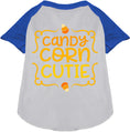 Load image into Gallery viewer, Candy Corn Cutie Pet Raglan Shirt