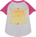 Load image into Gallery viewer, Candy Corn Cutie Pet Raglan Shirt