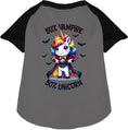 Load image into Gallery viewer, 50 Percent Vamp and Uni Pet Raglan Shirt
