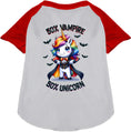 Load image into Gallery viewer, 50 Percent Vamp and Uni Pet Raglan Shirt