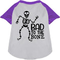 Load image into Gallery viewer, Bad to the Bone Pet Raglan Shirt