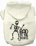 Load image into Gallery viewer, Bad to the Bone Halloween Pet Hoodie