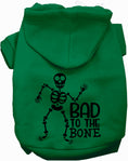 Load image into Gallery viewer, Bad to the Bone Halloween Pet Hoodie