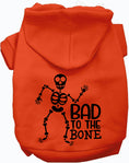 Load image into Gallery viewer, Bad to the Bone Halloween Pet Hoodie
