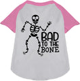 Load image into Gallery viewer, Bad to the Bone Pet Raglan Shirt