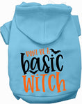 Load image into Gallery viewer, Don't Be a Basic Witch Halloween Pet Hoodie