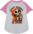 Load image into Gallery viewer, Don't Worry, Be Spooky Pet Raglan Shirt