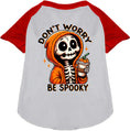Load image into Gallery viewer, Don't Worry, Be Spooky Pet Raglan Shirt