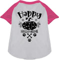 Load image into Gallery viewer, Happy Halloweenie Pet Raglan Shirt