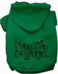 Load image into Gallery viewer, I Don't Do Costumes Halloween Pet Hoodie