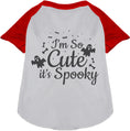 Load image into Gallery viewer, So Cute, It's Spooky Pet Raglan Shirt