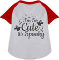 Load image into Gallery viewer, So Cute, It's Spooky Pet Raglan Shirt