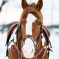 Load image into Gallery viewer, ExionPro Twin Designer Fancy Stitched English Snaffle Bridle with Reins