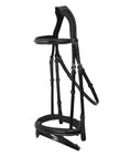 Load image into Gallery viewer, ExionPro Designer Stitched Mono Crown Piece Snaffle Bridle With Rubber Reins