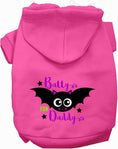 Load image into Gallery viewer, Batty for Daddy Halloween Pet Hoodie